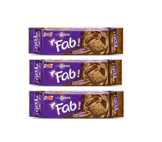 4*112gm Hide & Seek Fab Chocolate Cream Biscuit Parle